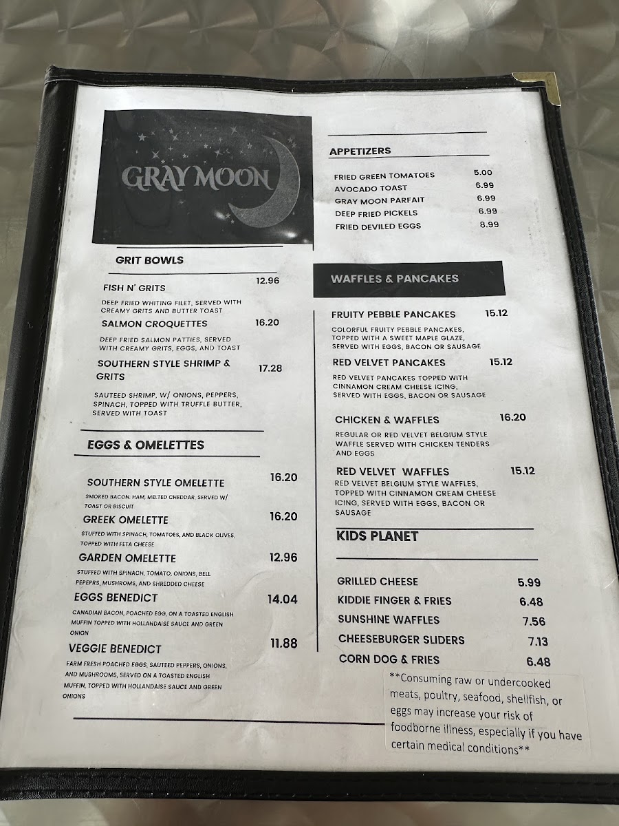 Menu Gray Moon Breakfast And Brunch-2